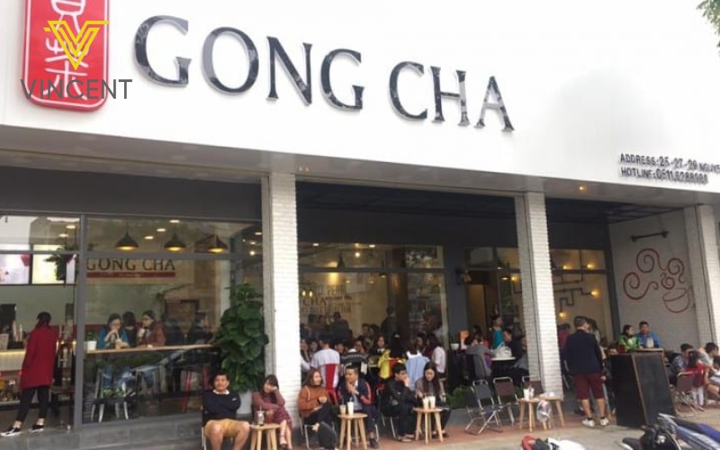 Gong Cha - Quán trà sữa đẹp nhất Đà Nẵng
