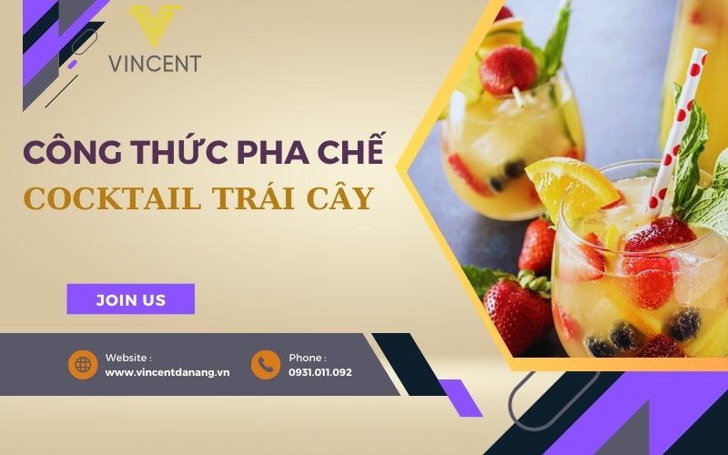 cong thuc pha che cocktail trai cay