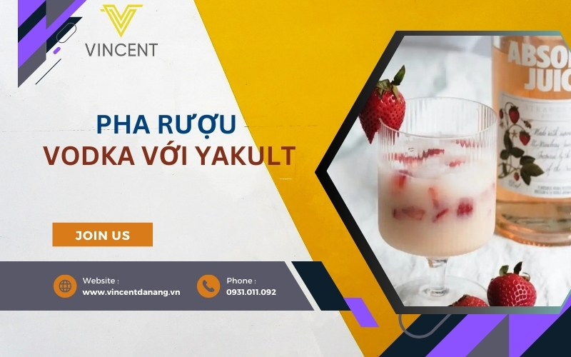 pha ruou vodka voi yakult